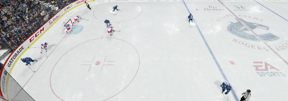 work the puck to the defense for point shots. 