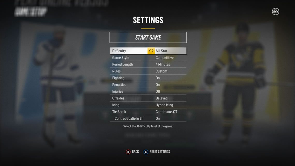Your game settings must resemble the above screenshot